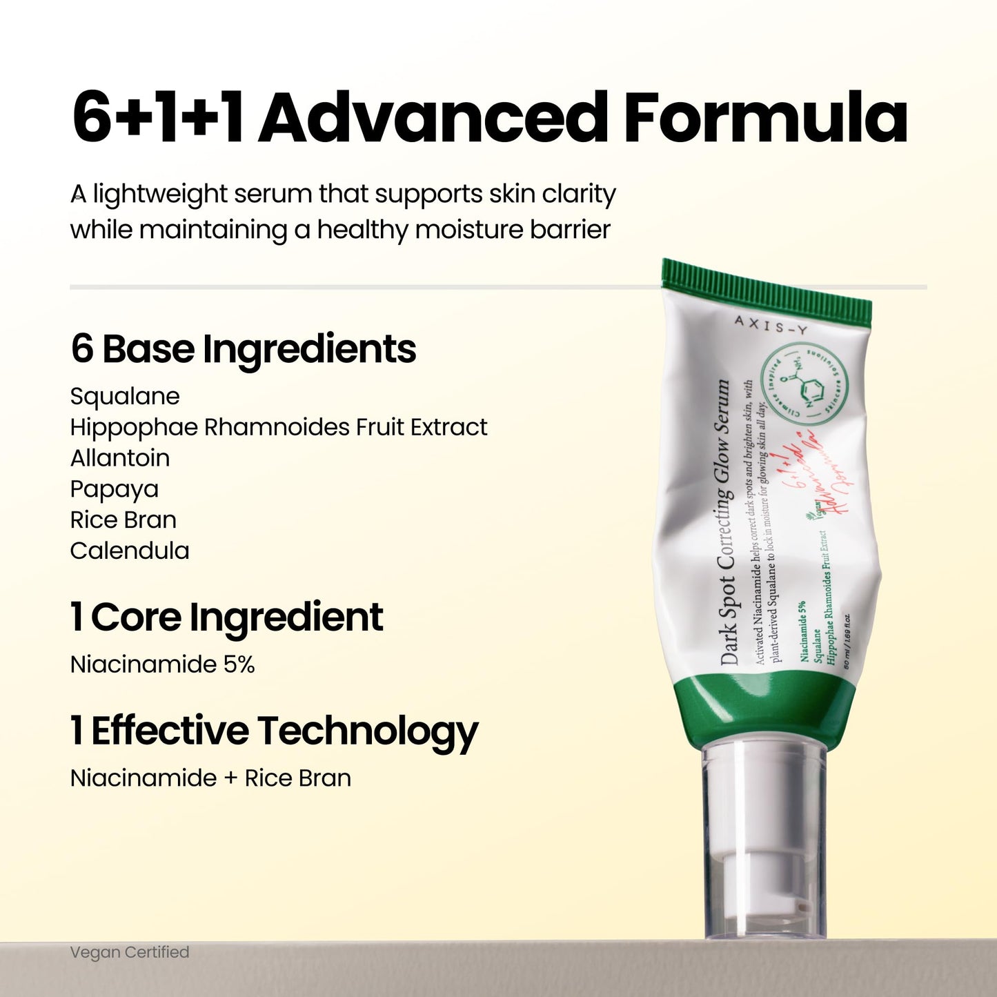 AXIS-Y Dark Spot Correcting Glow Serum - 5% Niacinamide Dark Spot Remover